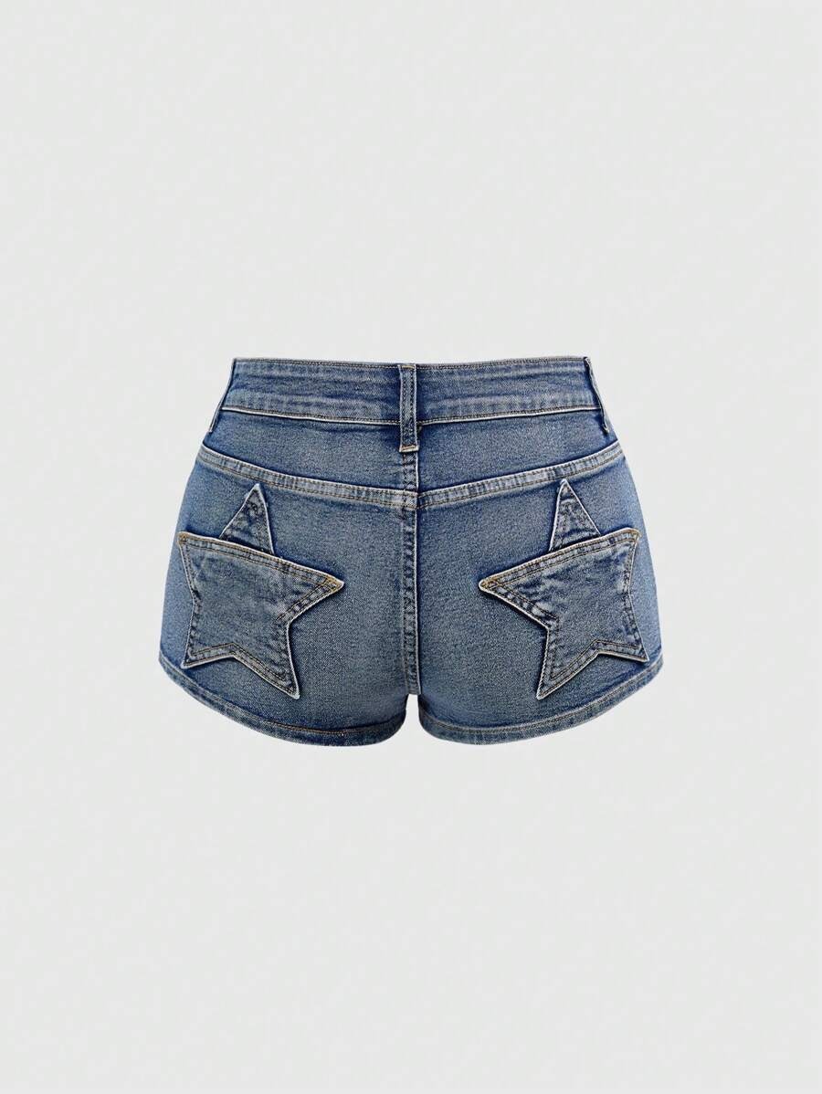 Short Y2K Star Low Rise - Image 2