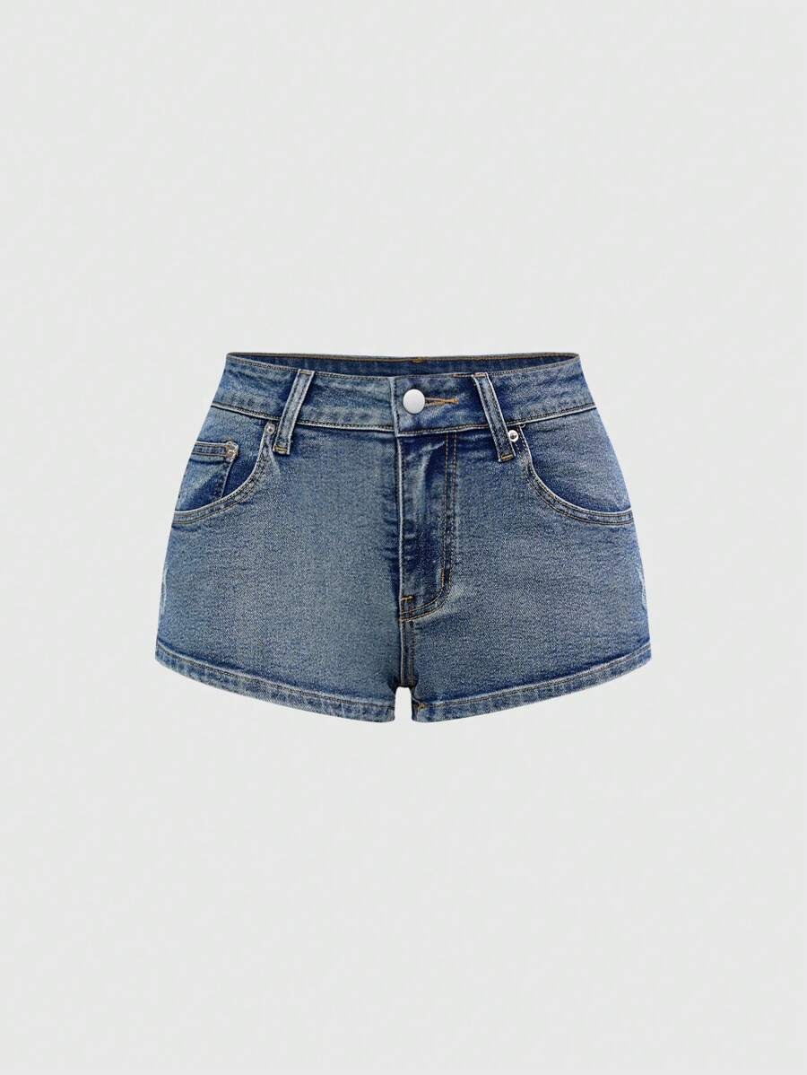 Short Y2K Star Low Rise