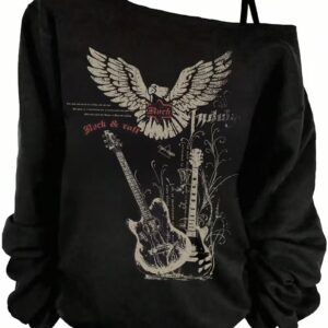 Camiseta Grunge Asimétrica