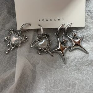 Aretes Y2K Heart & Star