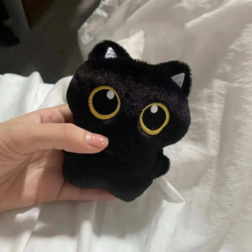 Peluches Black Cat Kawaii - Image 3